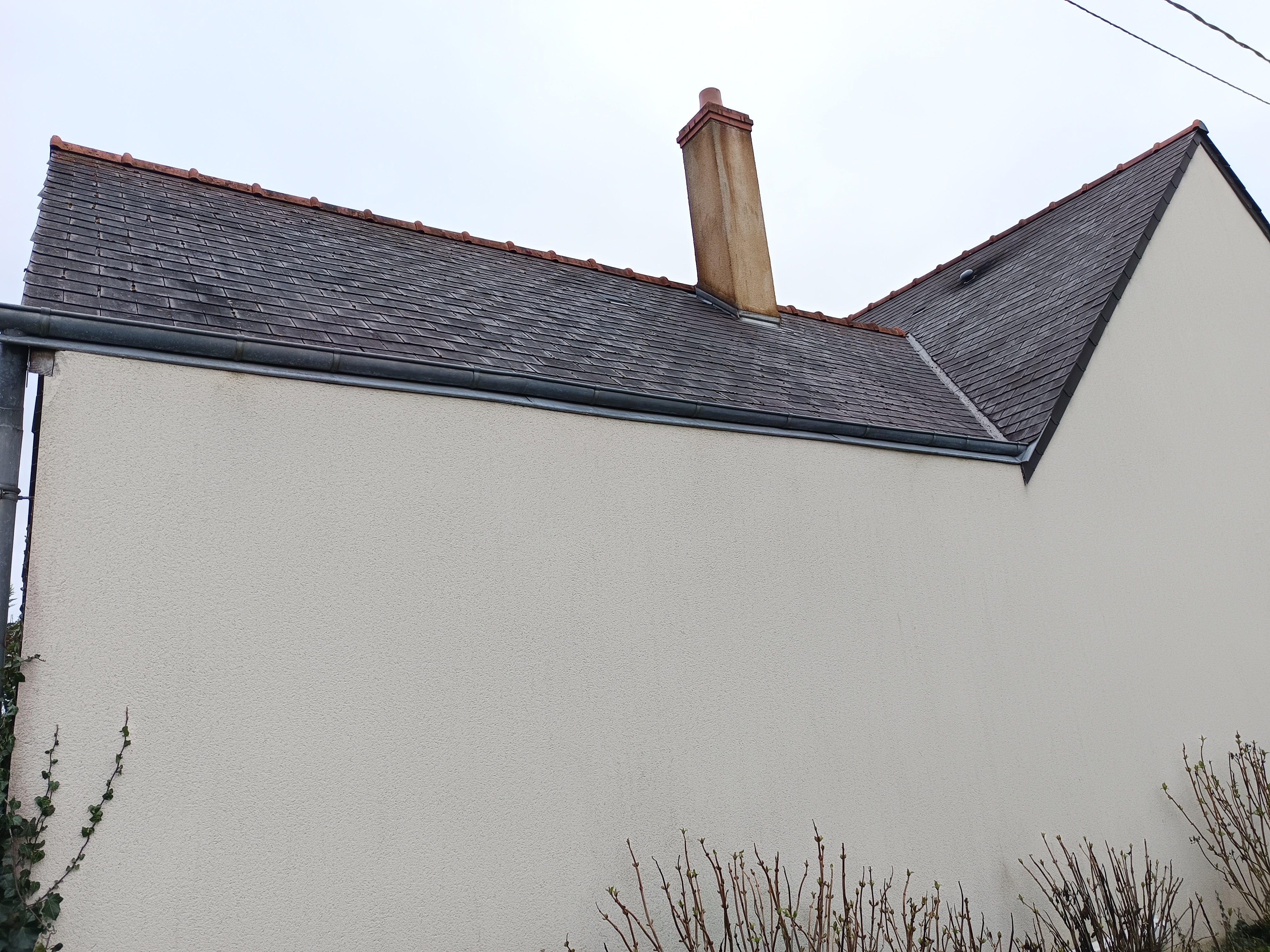 Démoussage toiture et nettoyage façade Morand